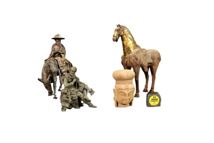 ASSORTED 4 PIECE SCULPTURES