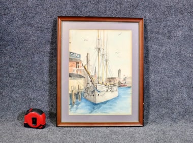 SHIP ARTWORK COAL SIGN