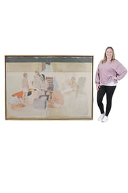 LARRY DAY "SUMMER" PAINTING ON CANVAS