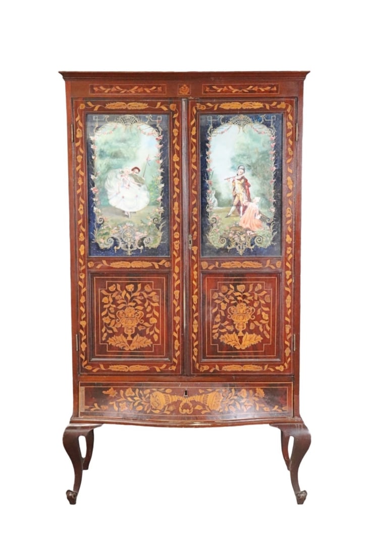 DUTCH MARQUETRY CABINET (1 of 17)