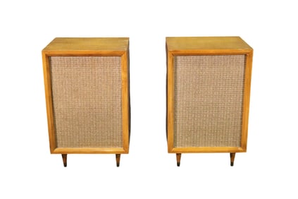 PAIR 1960'S JBL SPEAKERS WITH D130 WOOFERS
