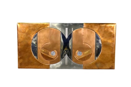 MID CENTURY BRUTALIST WALL SCULPTURE