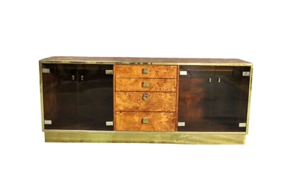 FOUNDERS  BY THOMASVILLE BURL WALNUT SIDEBOARD