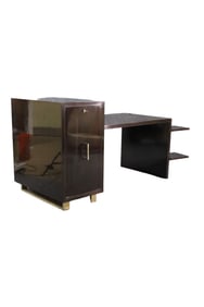 ART DECO MACASSAR STYLE VINTAGE RESTORED EXECUTIVE DESK