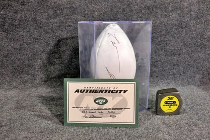 SIGNED LAMONT JORDAN #34 NEW YORK JETS FOOTBALL