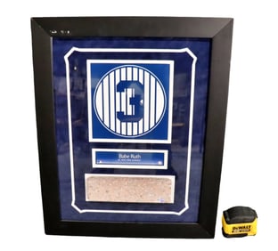 BABE RUTH YANKEE STADIUM MONUMENT PARK BRICK RETIRED #3