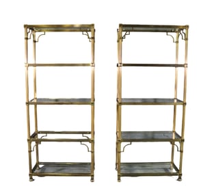 PAIR JANSEN STYLE ETAGERES