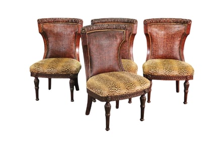 4 RAYMOND WAITES FOR LANE VENTURE SIDE CHAIRS