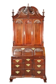 KINDEL WINTHERTHUR BLOCK FRONT SECRETARY DESK