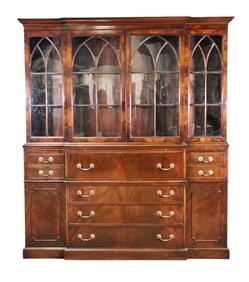 GEORGIAN DESIGN MAHOGANY CHINA DISPLAY CABINET