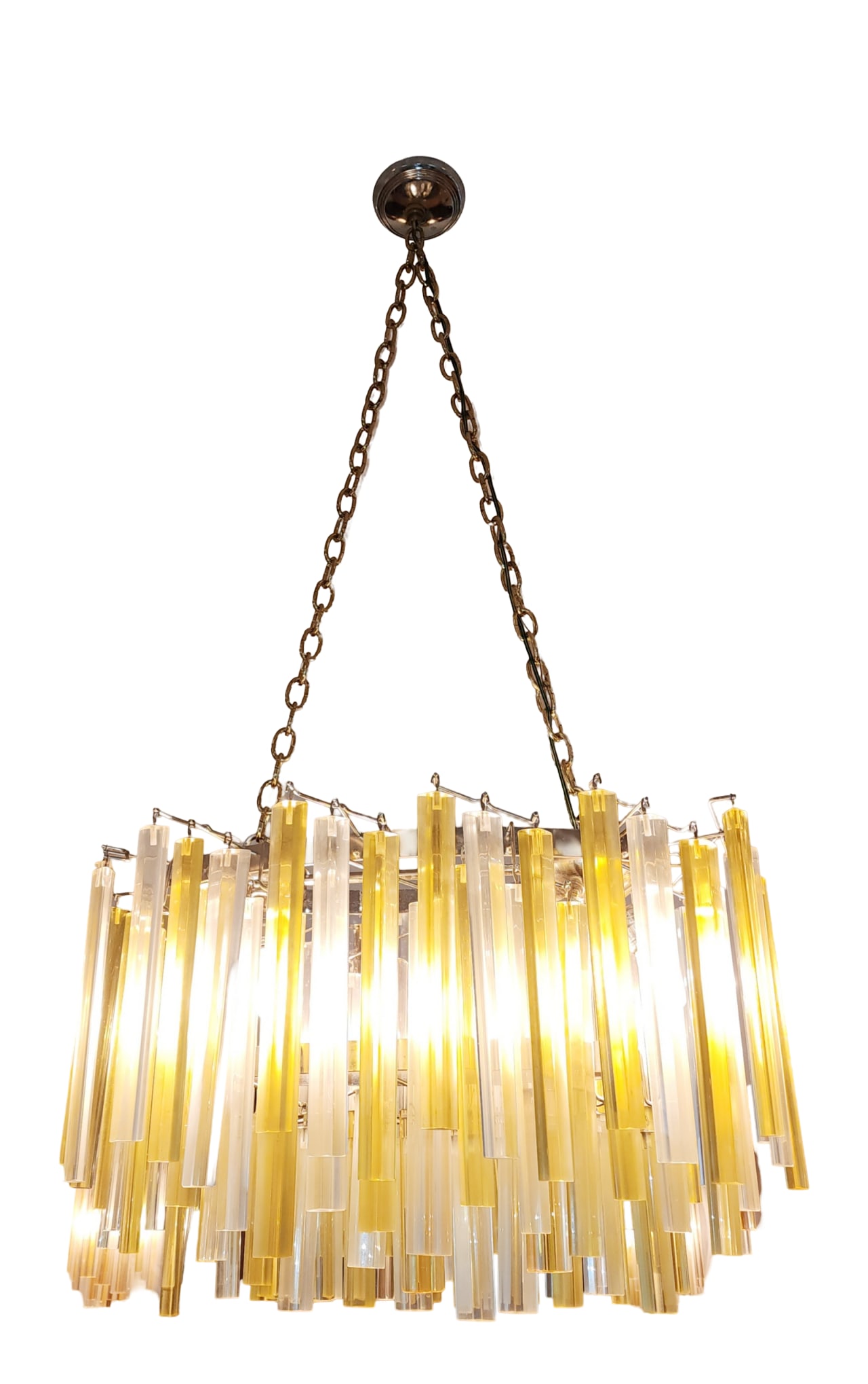 VENINI TWO TONE CHANDELIER (1 of 4)