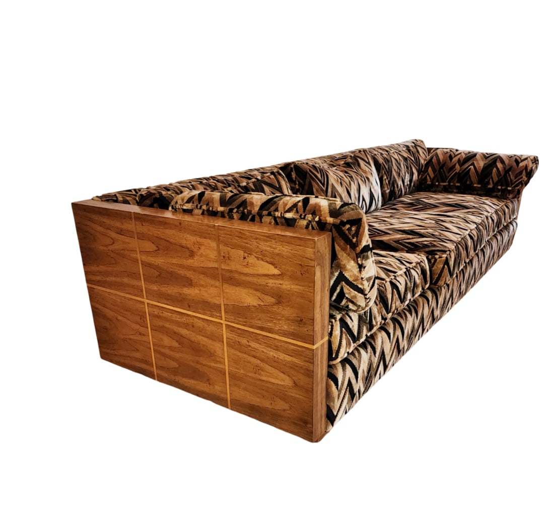 MILO BAUGHMAN STYLE BOX SOFA (1 of 6)