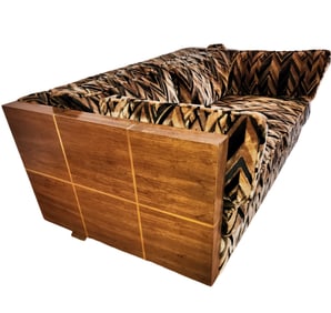 MILO BAUGHMAN STYLE BOX LOVESEAT