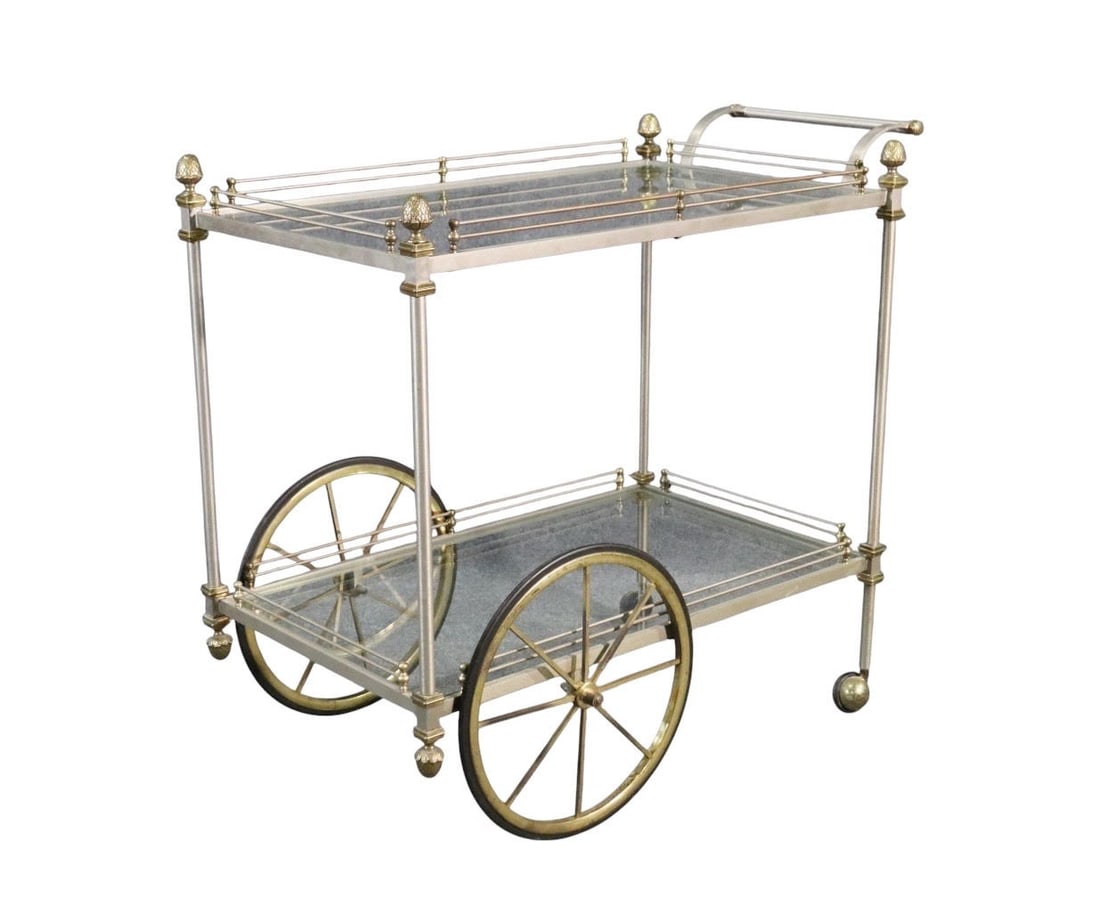 MAISON JANSEN STYLE TEA CART (1 of 13)
