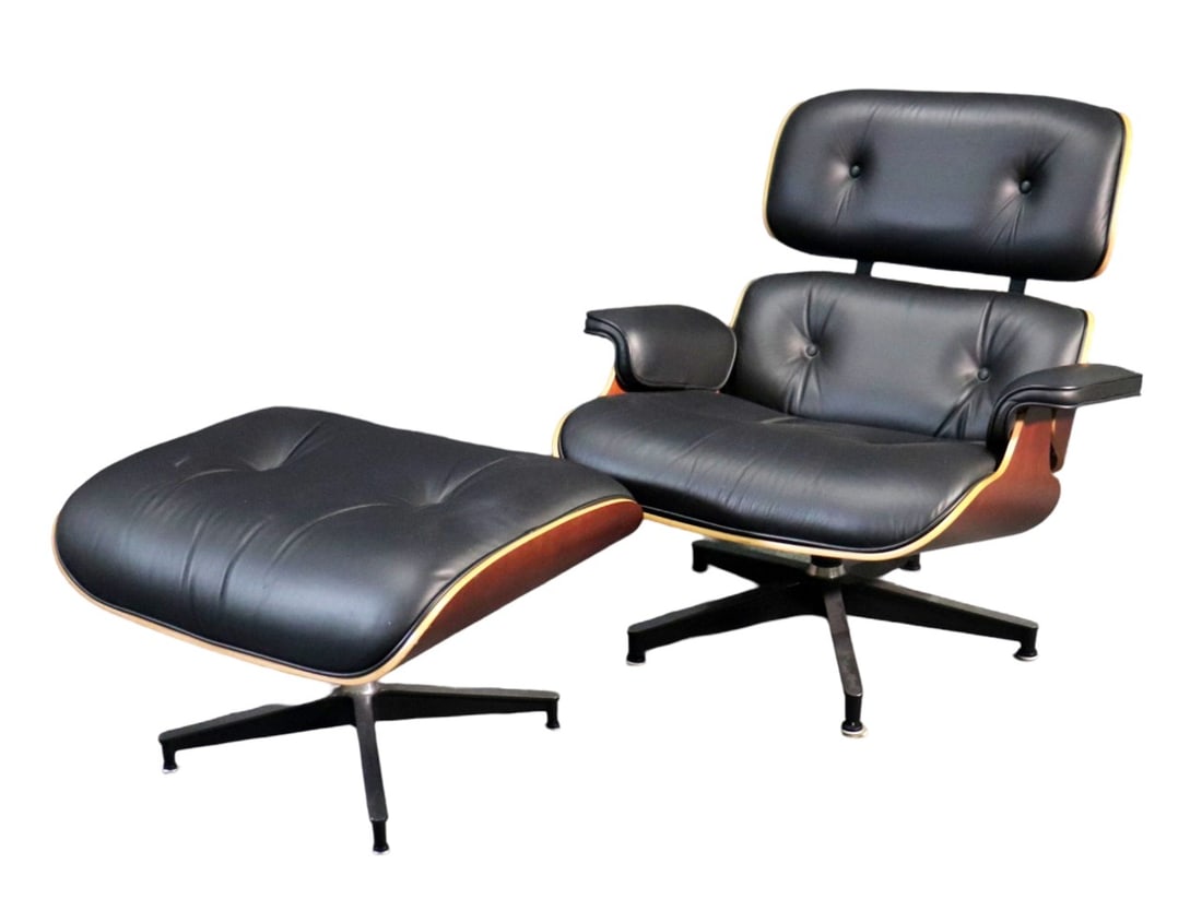 EAMES FOR HERMAN MILLER LOUNGE CHAIR AND OTTOMAN (1 of 16)