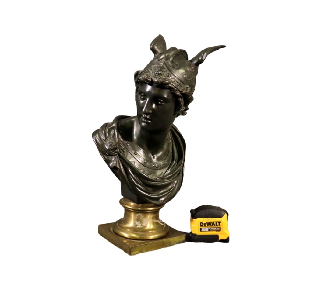 MERCURY BRONZE PORTRAIT BUST (1 of 8)