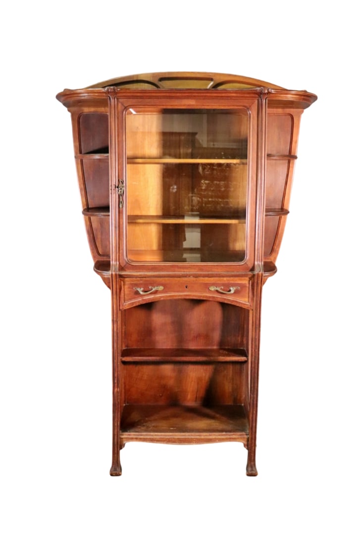 ART NOUVEAU INSPIRED VICTORIAN DISPLAY CABINET (1 of 17)