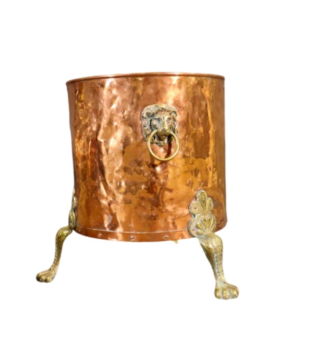 ENGLISH COPPER & BRASS PLANTER (1 of 7)