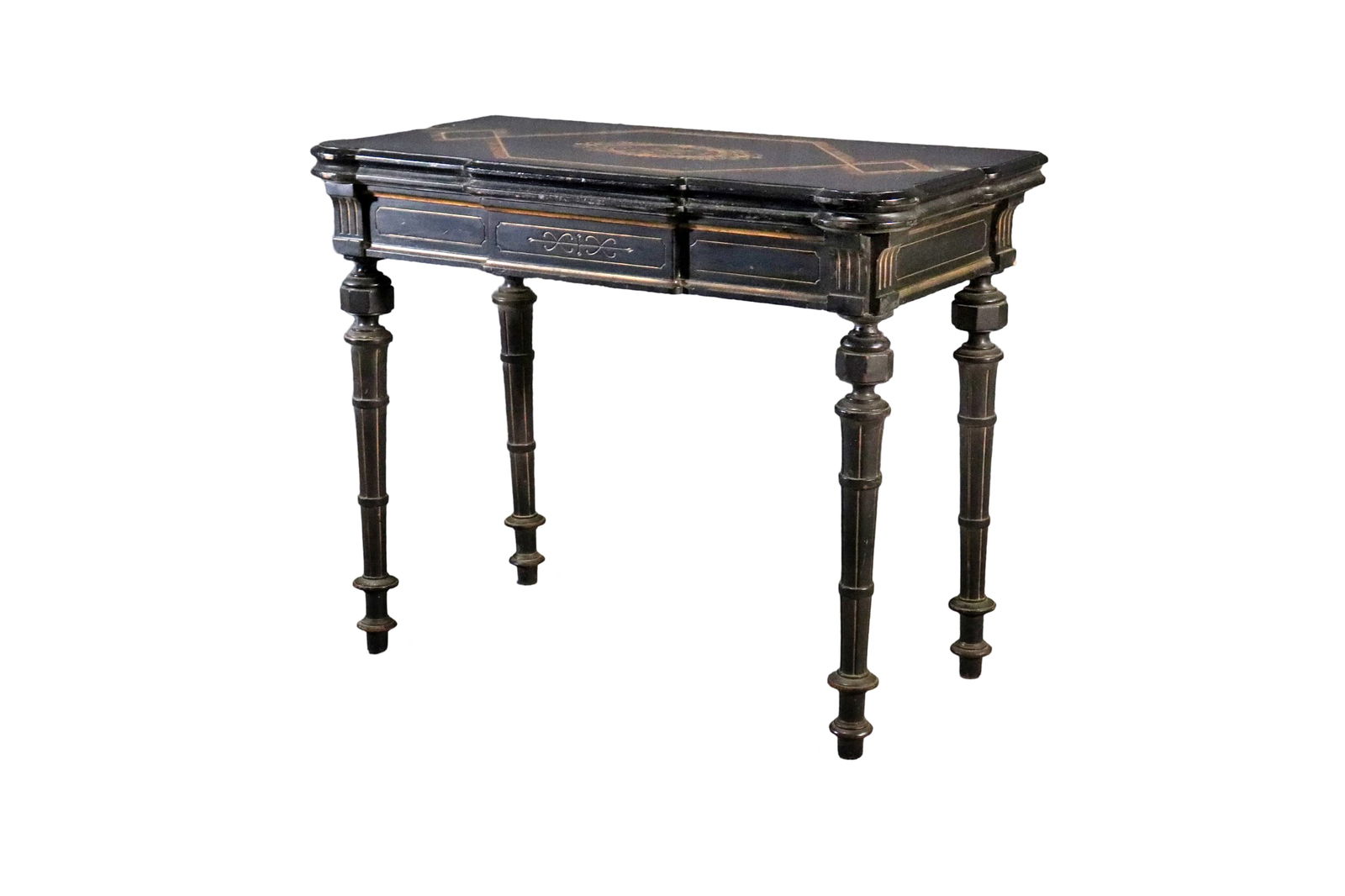 EBONIZED RENAISSANCE VICTORIAN GAME TABLE ATTR HERTER BROTHERS (1 of 17)