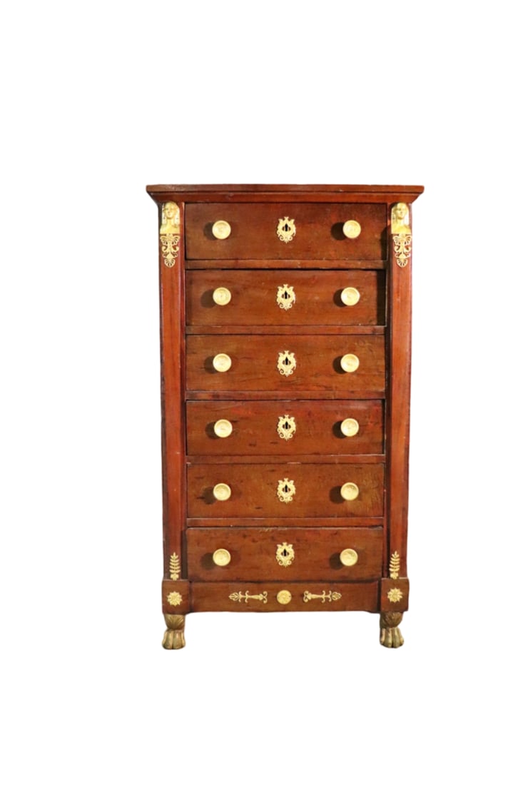FRENCH EMPIRE CHEST OF DRAWERS (1 of 15)
