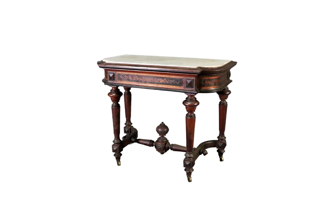 RENAISSANCE REVIVAL MARBLE TOP TABLE (1 of 13)