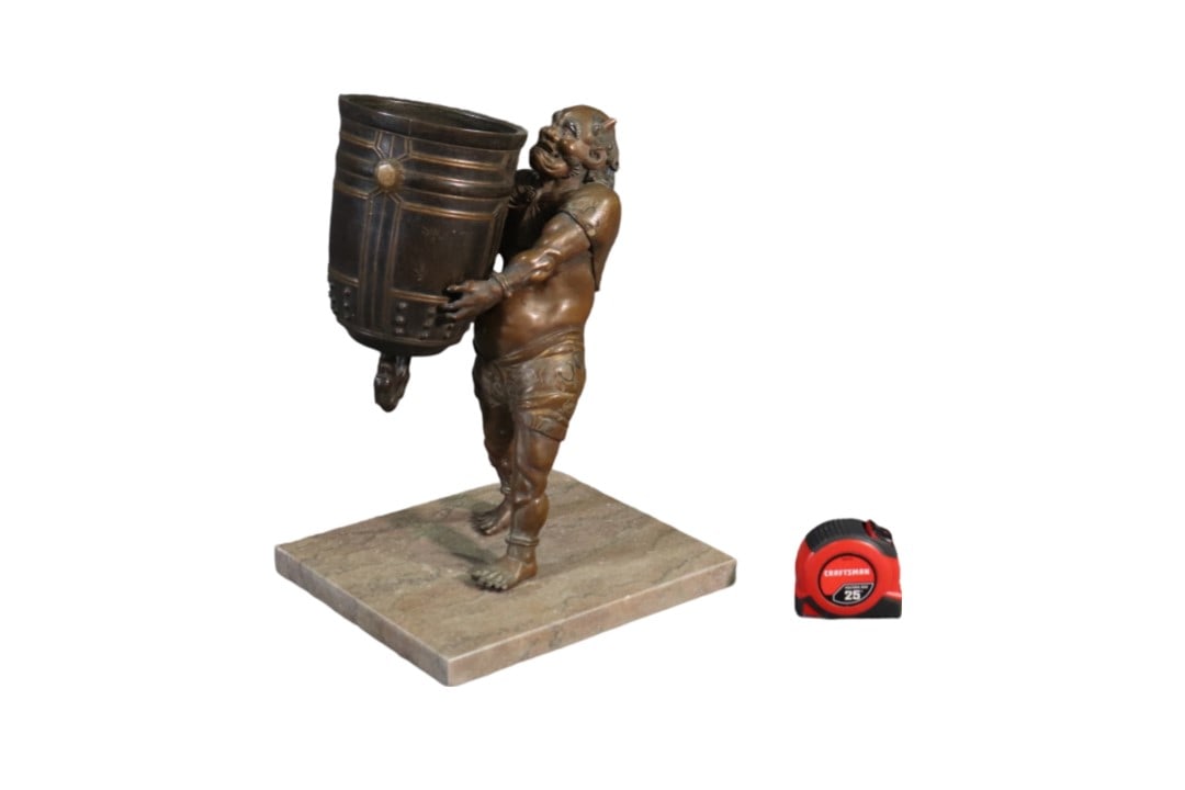 ANTIQUE ASIAN BRONZE STATUE (1 of 9)