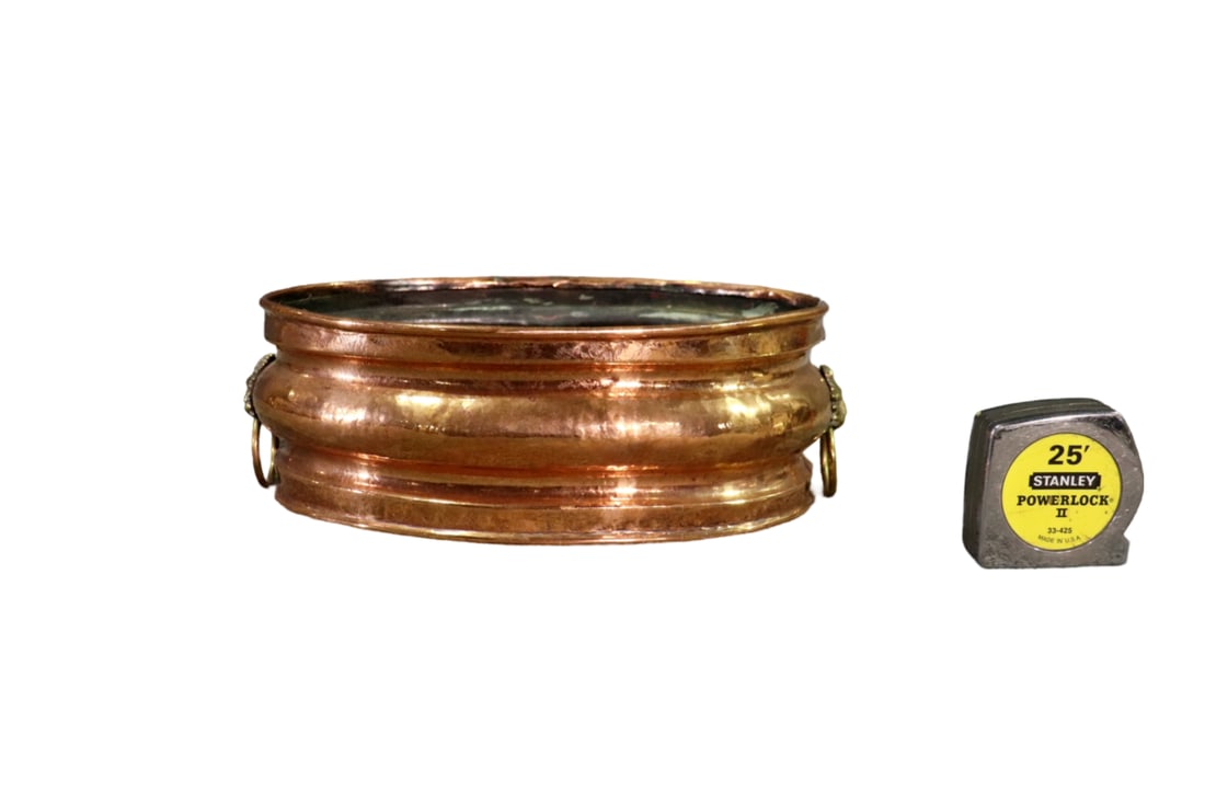 COPPER & BRASS TABLE TOP PLANTER (1 of 7)