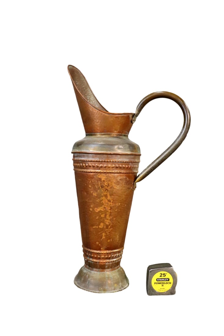 BRASS & COPPER PITCHER (1 of 8)