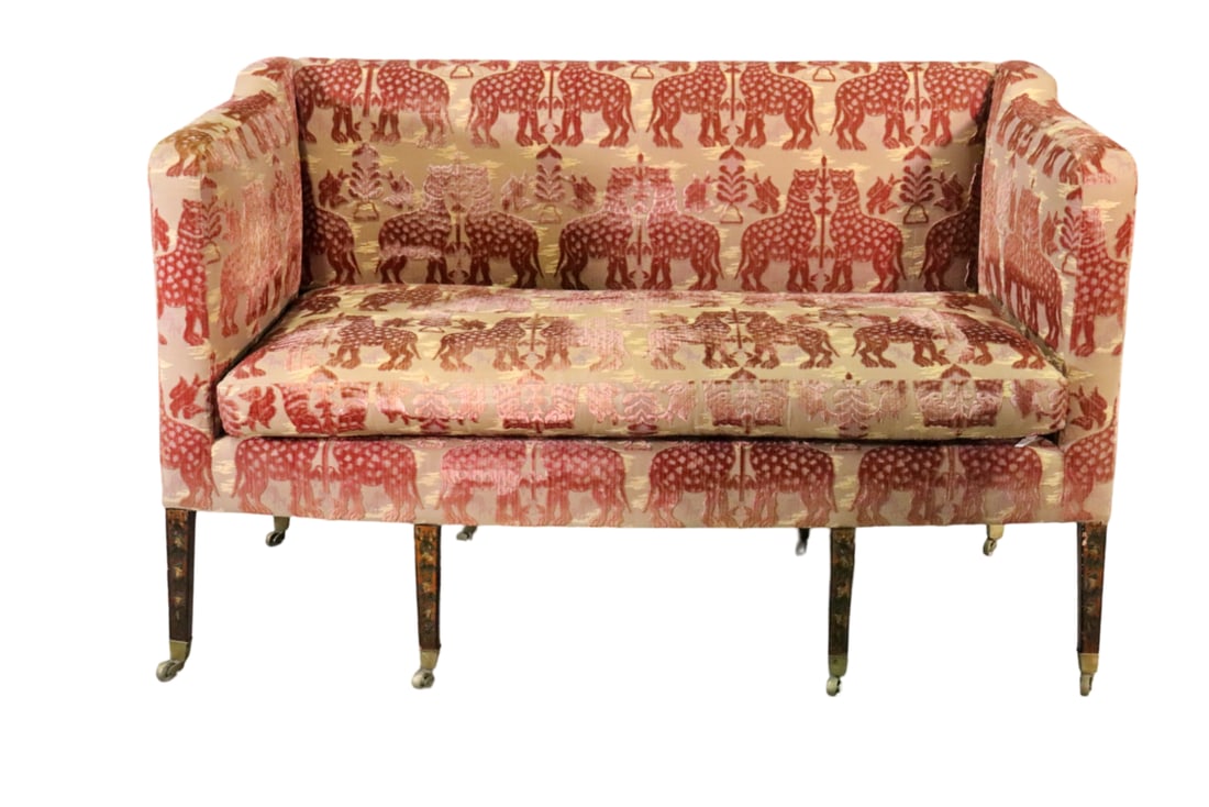 ENGLISH ADAMS DECORATED SETTEE (1 of 8)