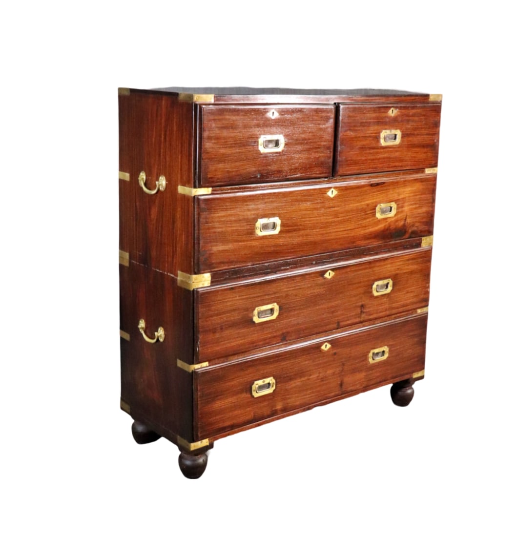 ROSEWOOD CAMPAIGN STYLE CHEST (1 of 12)