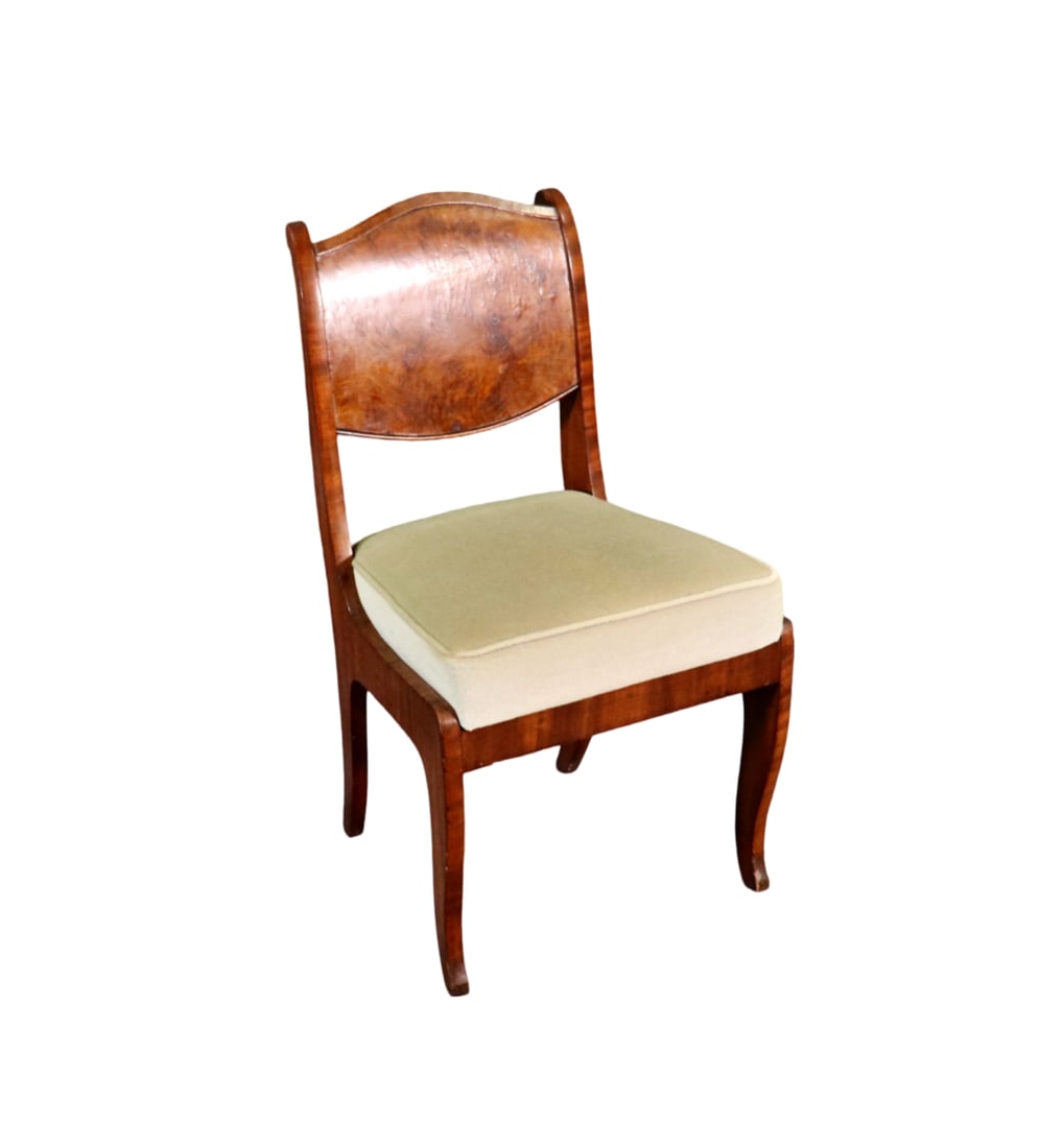 BIEDERMEIER BURL WALNUT SIDE CHAIR (1 of 15)