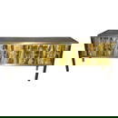 BRASS BERNARD ROHNE FOR MASTERCRAFT ACID ETCHED SIDEBOARD