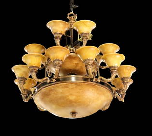ART DECO CHANDELIER (1 of 7)