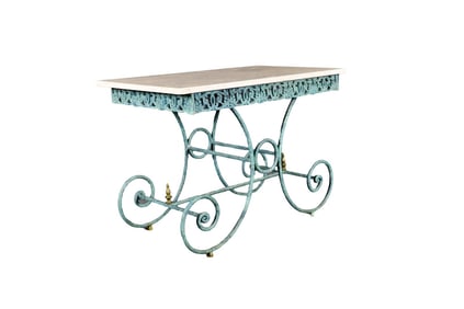 19TH C FRENCH PASTRY TABLE