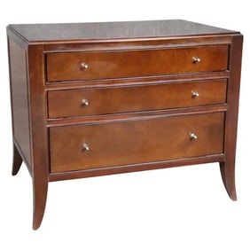 BARBARA BARRY FOR BAKER MAHOGANY 3 DRAWER DRESSER