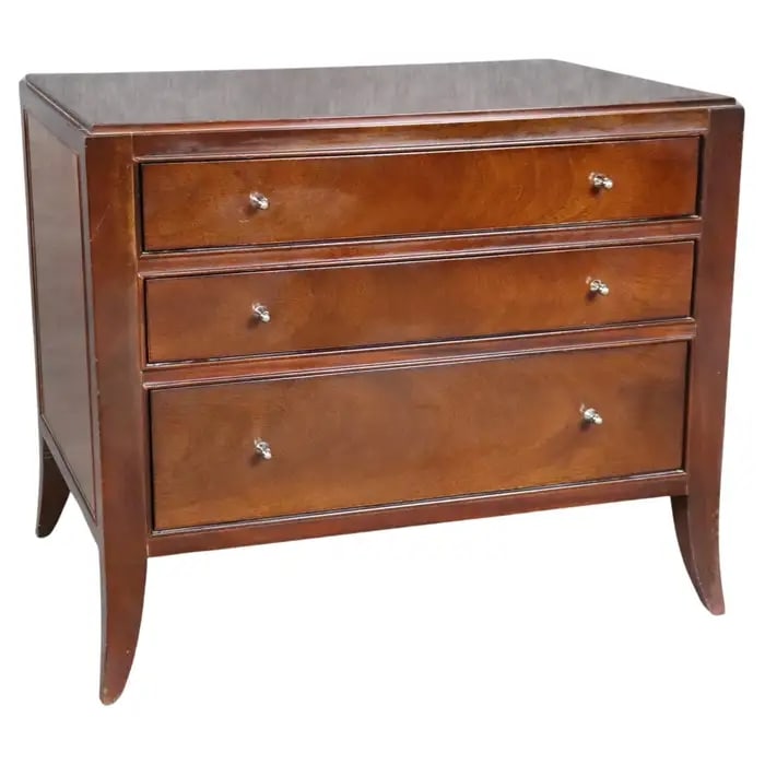 BARBARA BARRY FOR BAKER MAHOGANY 3 DRAWER DRESSER (1 of 11)