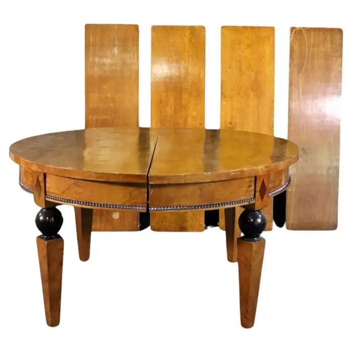 19TH C BIEDERMEIER DINING TABLE (1 of 14)