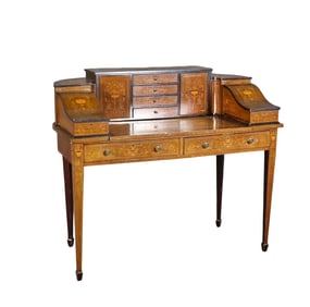 INLAID CARLTON HOUSE DESK