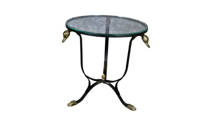 MAISON JANSEN STYLE ACCENT TABLE