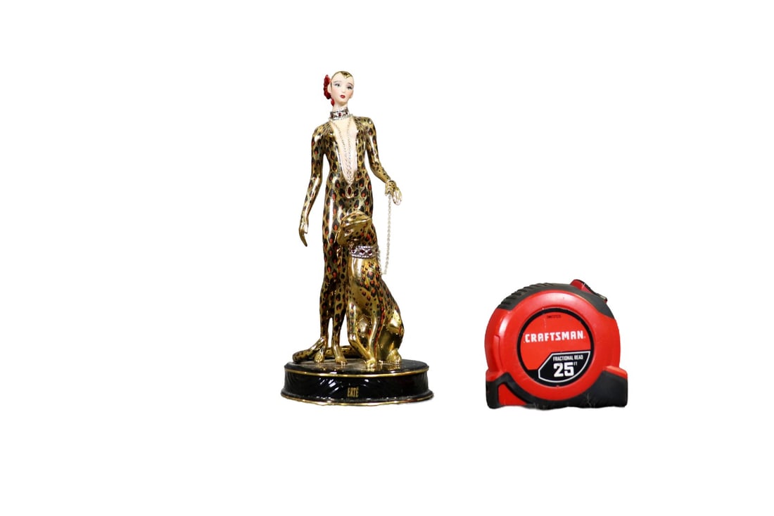 Ocelot, The Franklin Mint House Of Erte Figurine Ocelot, The Franklin Mint House Of Erte Figurine