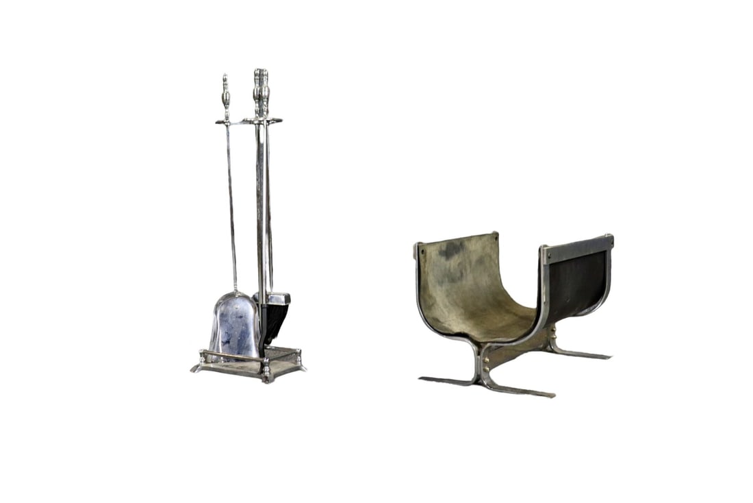 MODERN FIREPLACE SET (1 of 10)