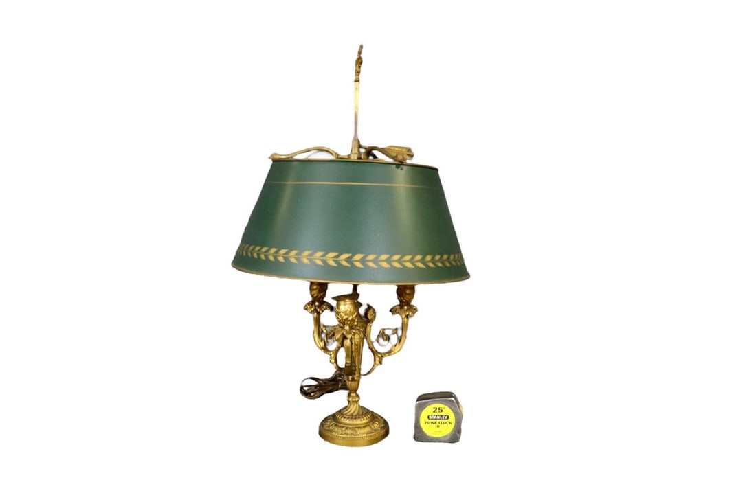 FRENCH BOUILLOTTE TOLE TABLE LAMP (1 of 10)