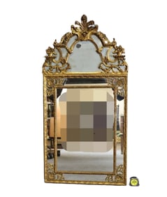 FRENCH CARVED GILT MIRROR