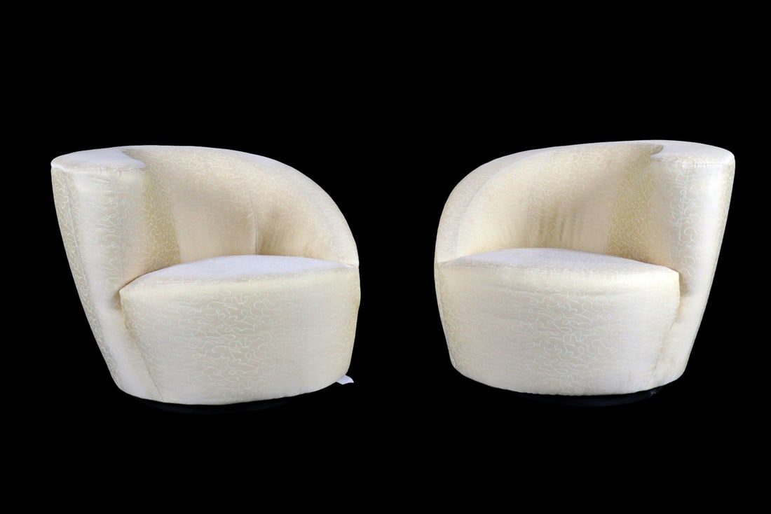 PAIR KAGAN FOR DIRECTIONAL SWIVEL CHAIRS (1 of 14)