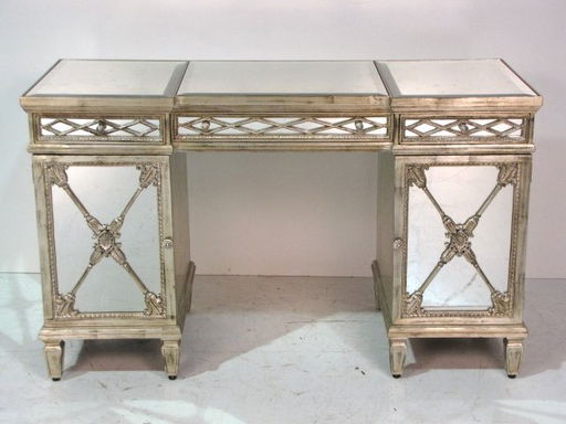 Labarge Mirrored Desk Feb 25 2017 Ss Auction Inc In Nj Labarge Mirrored Desk Feb 25 2017