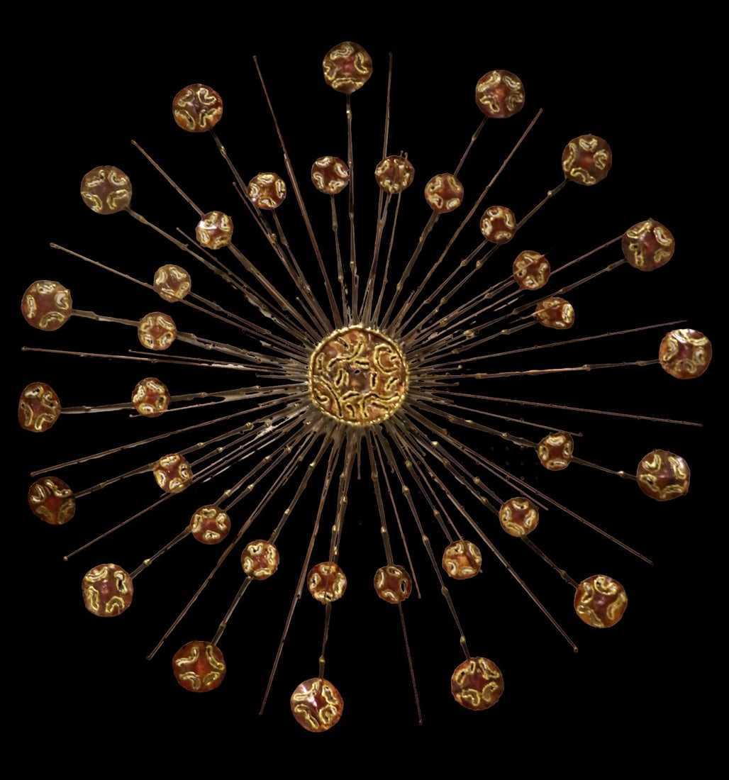 PAUL EVANS INSPIRED BRUTALIST SUNBURST SCULPTURE