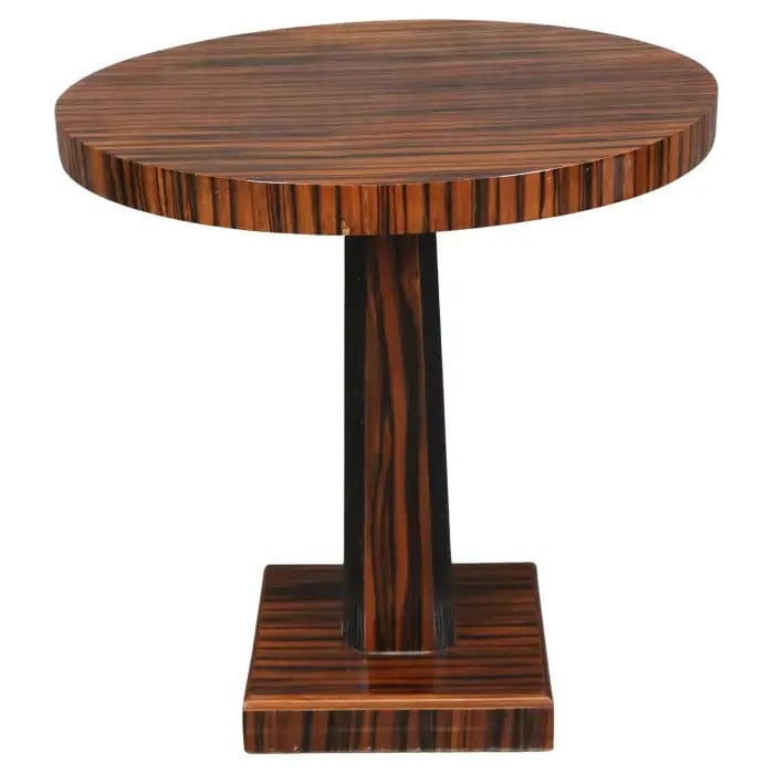 FRENCH ART DECO ROSEWOOD ACCENT TABLE STYLE OF RUHLMANN (1 of 10)