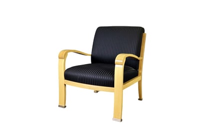 SALLY SIRKIN LEWIS FOR J ROBERT SCOTT ART DECO ARM CHAIR