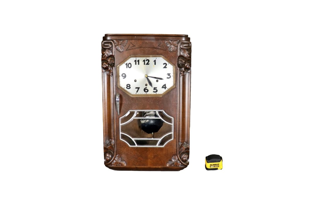 ART DECO HANGING WALL CLOCK (1 of 9)