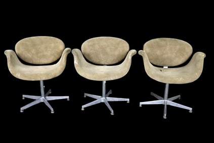 3 PIERRE PAULIN FOR ARTIFORT TURNER LIMITED SWIVEL CHAIRS